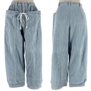 80s Esprit Sport wide leg crop pants 1980s vintage